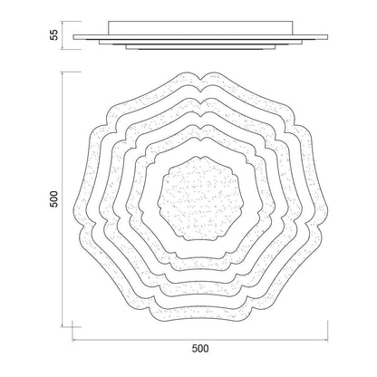 МУЛТИФУНКЦИОНАЛНА LED ПЛАФОНИЕРА NORA LED ∙ 77W / 004599