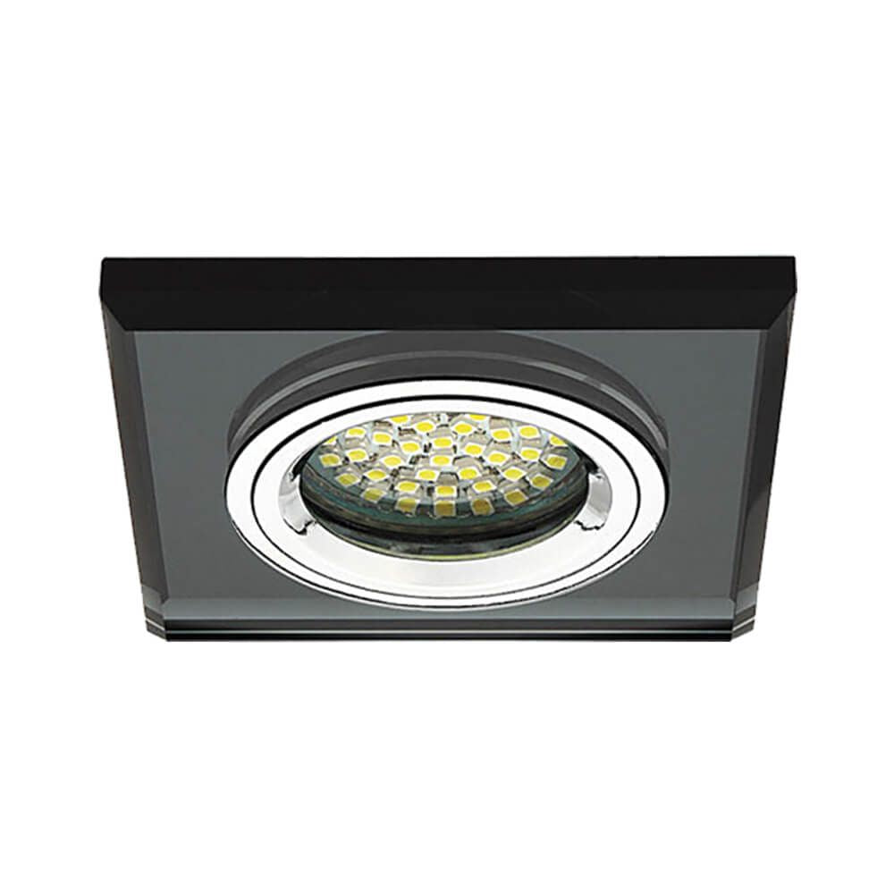 ДЕКОРАТИВНА ЛУНА СЪС СТЪКЛО И АЛУМИНИЙ GRACE SL401 ∙ ЧЕРЕН / 003872