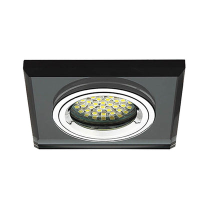 ДЕКОРАТИВНА ЛУНА СЪС СТЪКЛО И АЛУМИНИЙ GRACE SL401 ∙ ЧЕРЕН / 003872