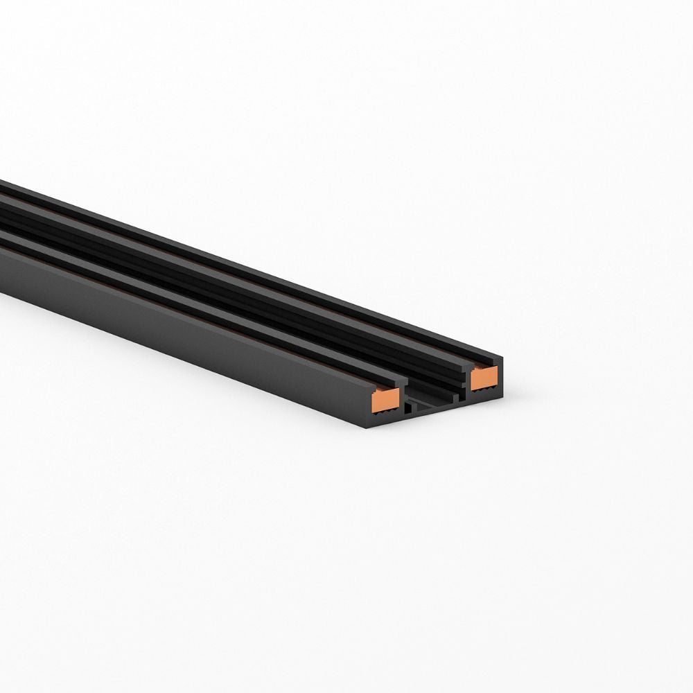 SLIM25 МАГНИТНА РЕЛСА ЗА ВЪНШЕН МОНТАЖ SLIMTRACK ∙ 1M ∙ ЧЕРЕН / 004935