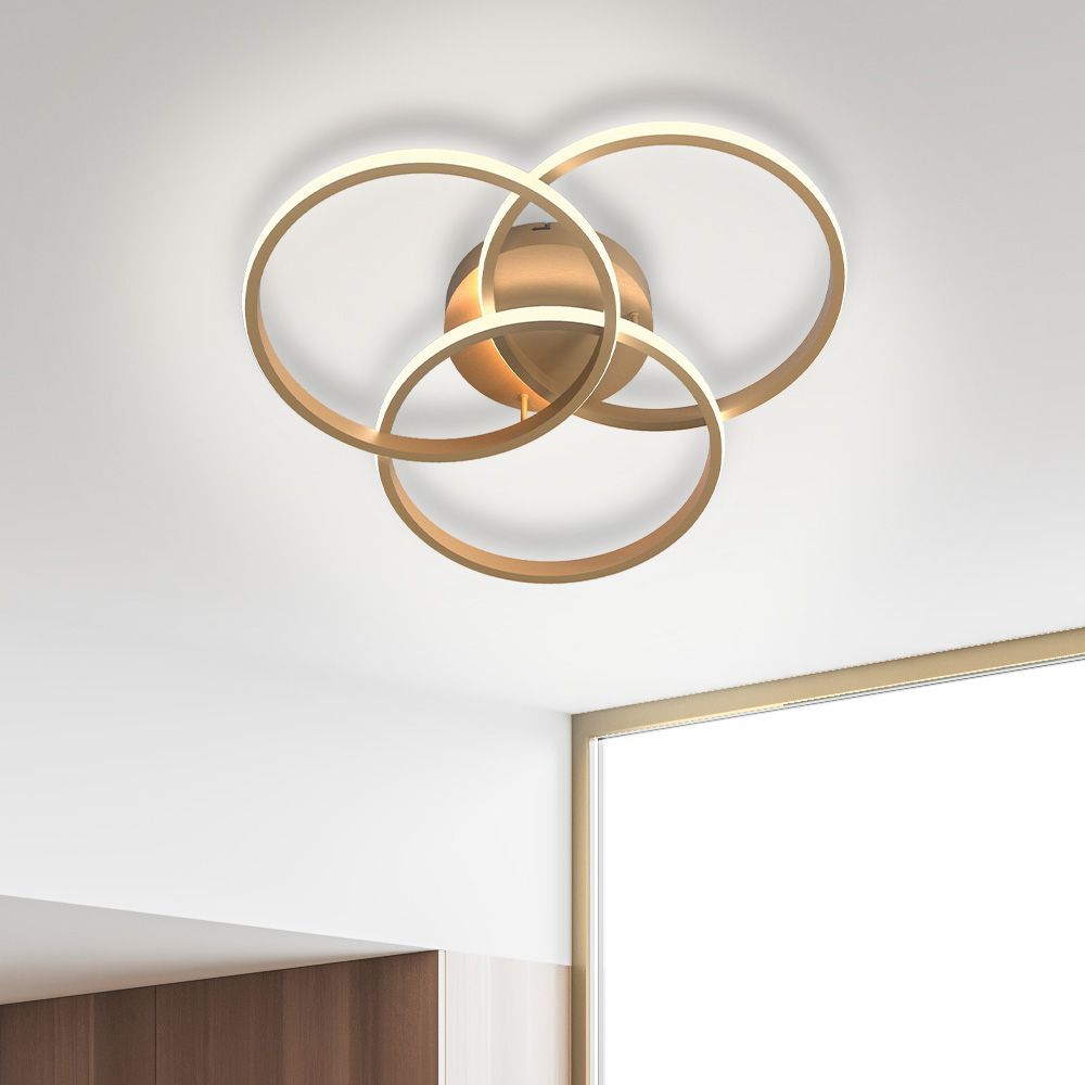 LED плафон MEDELIN-C LED ∙ 38W ∙ злато ∙ CCT ∙ 3000-4000-6000K / 005333