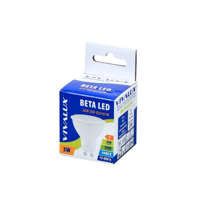LED ЛАМПА BETA LED ∙ JDR ∙ 3W ∙ 250LM ∙ GU10 ∙ 6400K / 003940