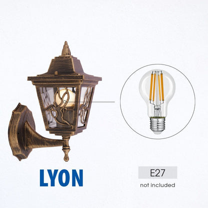 ФЕНЕР LYON ∙ WU003 ∙ АНТИЧЕН МЕСИНГ ∙ IP44 / 004377