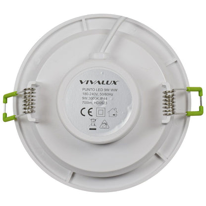 ВЛАГОЗАЩИТЕНА LED ЛУНА ЗА ВГРАЖДАНЕ PUNTO LED ∙ 9W ∙ БЯЛ ∙ 3000K / 003558