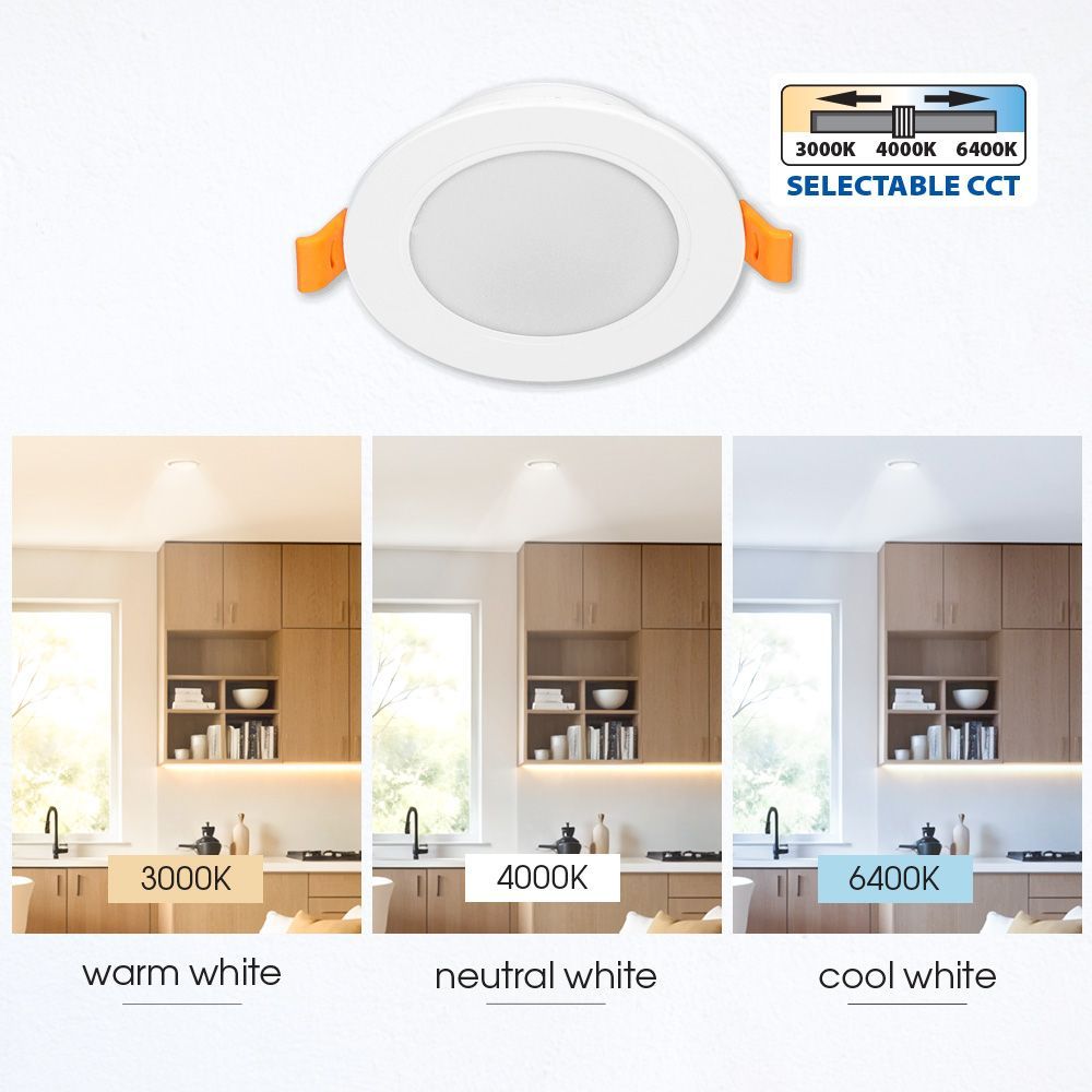 LED ЛУНА VERA LED ∙ 9W ∙ CCT-SWITCH ∙ 3000K-4000K-6400K ∙ IP54 / 004754