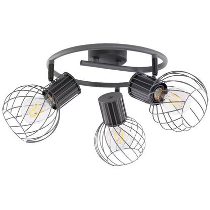 СПИРАЛОВИДЕН СПОТ MAYA ∙ SP779 ∙ 3XE14 ∙ ЧЕРЕН / 005032