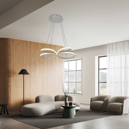 LED полилей BUTTERFLY-P LED ∙ 37W ∙ бял ∙ CCT-switch ∙ 3000-4000-6000K / 005328