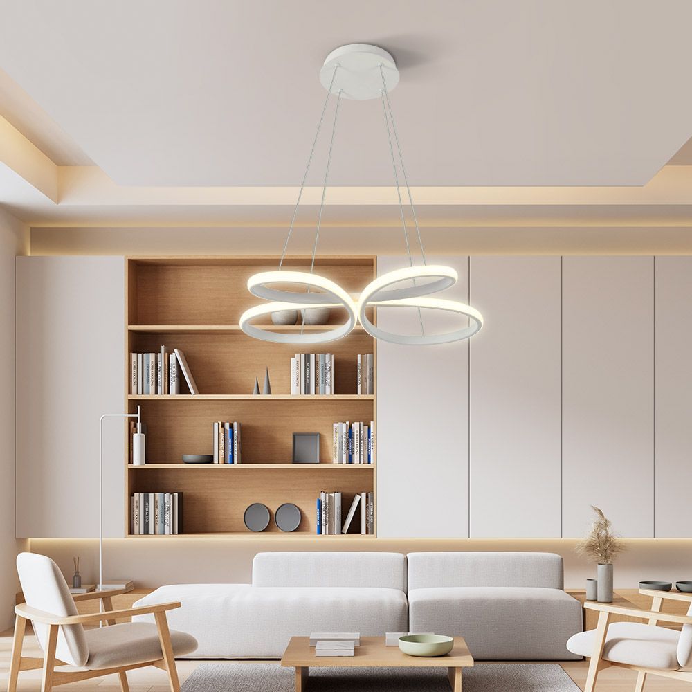 LED полилей BUTTERFLY-P LED ∙ 37W ∙ бял ∙ CCT-switch ∙ 3000-4000-6000K / 005328