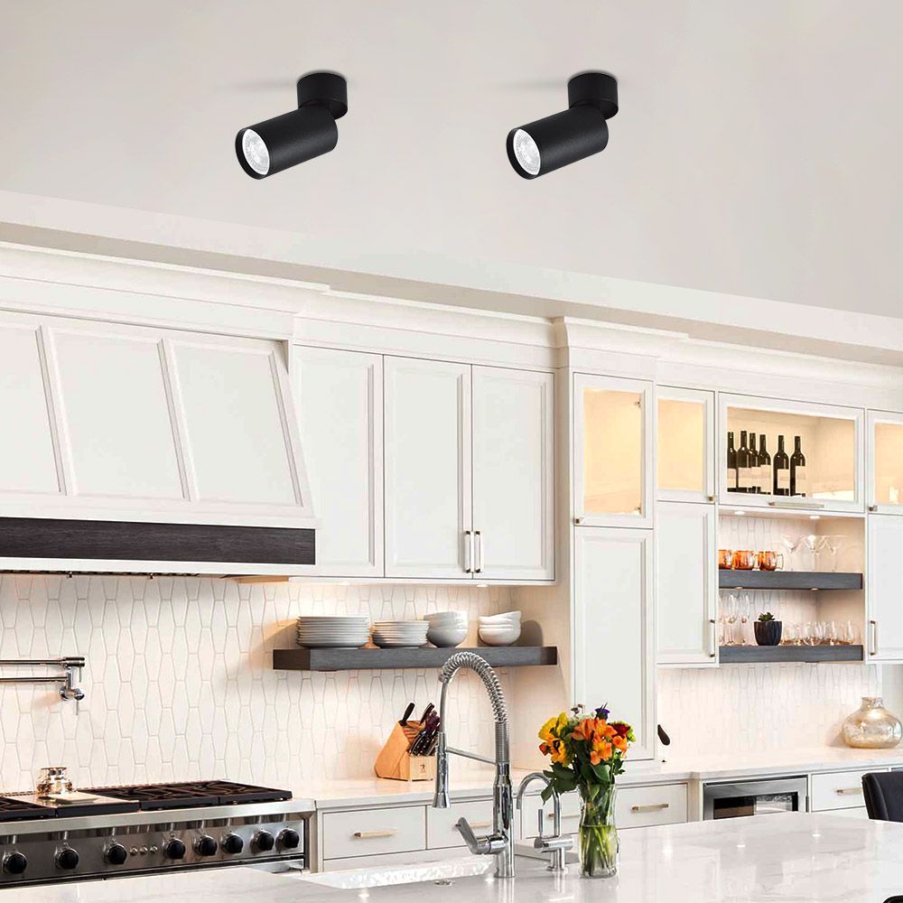 СПОТ ЗА ВЪНШЕН МОНТАЖ SP705 LUX ∙ ЧЕРЕН ∙ GU10 / 004386