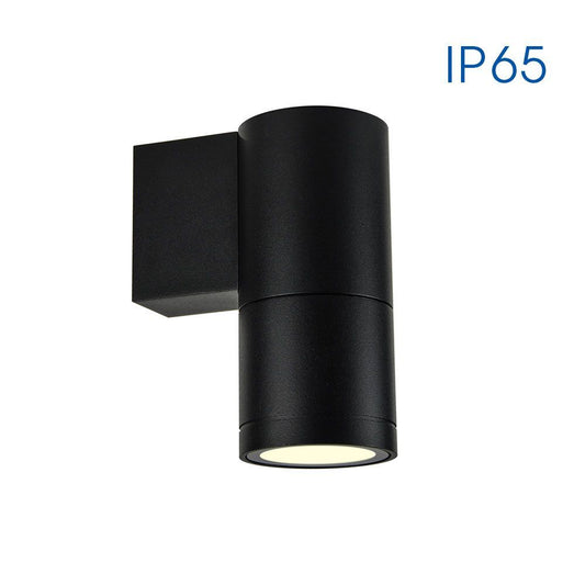 ФАСАДЕН АПЛИК BERGAMO ∙ ЕДИНИЧЕН ∙ 1XGU10 ∙ ЧЕРНО ∙ IP65 / 004971