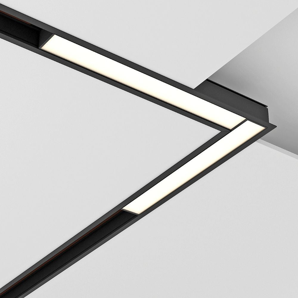 SLIM25 МАГНИТЕН LED ЪГЪЛ LUGANO LED ∙ 24W ∙ ЧЕРЕН ∙ 3000K / 004930