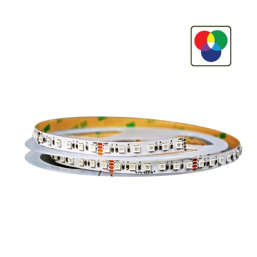LED ЛЕНТА PIXEL LED ∙ 120 SMD3535 ∙ 24VDC ∙ RGB ∙ 5М / 004975