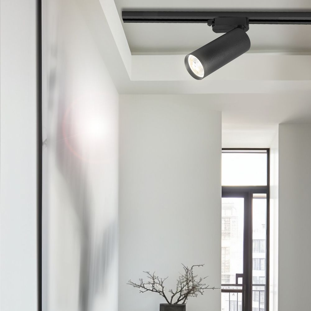 СПОТ ЗА РЕЛСОВ МОНТАЖ TL904 LUX ∙ 130 ММ ∙ ЧЕРЕН ∙ GU10 / 004396