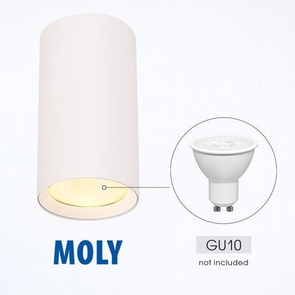 ЛУНА ЗА ВЪНШЕН МОНТАЖ MOLY ∙ DL727 ∙ GU10 ∙ БЯЛ / 004717