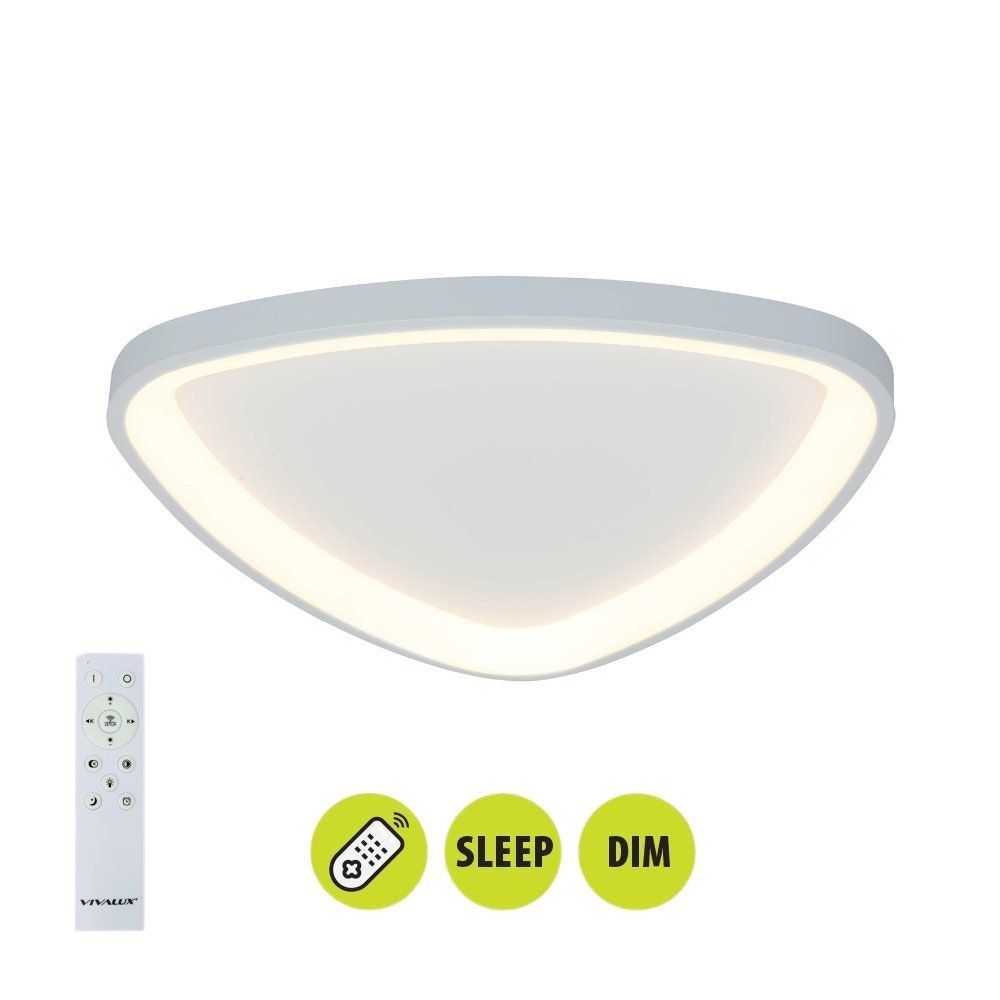 Мултифункционална LED плафониера с дистанционно ANDROMEDA LED ∙ 72W ∙ бял ∙ CCT ∙ 3000-6000K / 005249