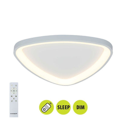 Мултифункционална LED плафониера с дистанционно ANDROMEDA LED ∙ 72W ∙ бял ∙ CCT ∙ 3000-6000K / 005249