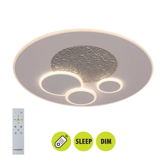 МУЛТИФУНКЦИОНАЛНА LED ПЛАФОНИЕРА С ДИСТАНЦИОННО ALIS LED ∙ 64W ∙ CCT ∙ 3000-6000K / 005173