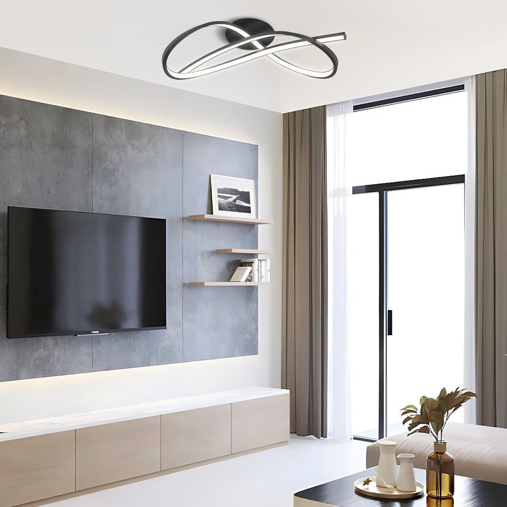 LED плафон MIRAGE LED ∙ 33W ∙ черно ∙ CCT-switch ∙ 3000-4000-6000K / 004862