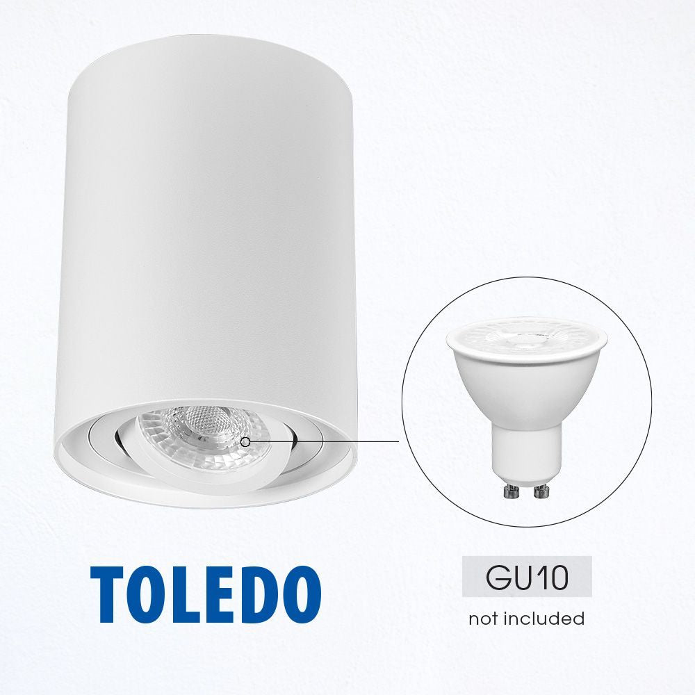 ЛУНА ЗА ВЪНШЕН МОНТАЖ TOLEDO ∙ DL700 ∙ БЯЛ / 004043