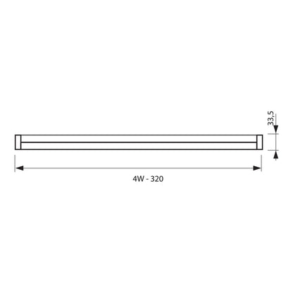 LED ОСВЕТИТЕЛНО ТЯЛО SPICA LED ∙ T5 ∙ 4W ∙ 4000K / 003497