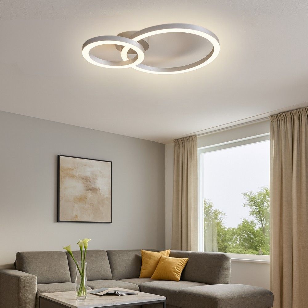 LED ПЛАФОН ZION LED ∙ 18W ∙ АЛУМИНИЙ ∙ 4000K / 005040