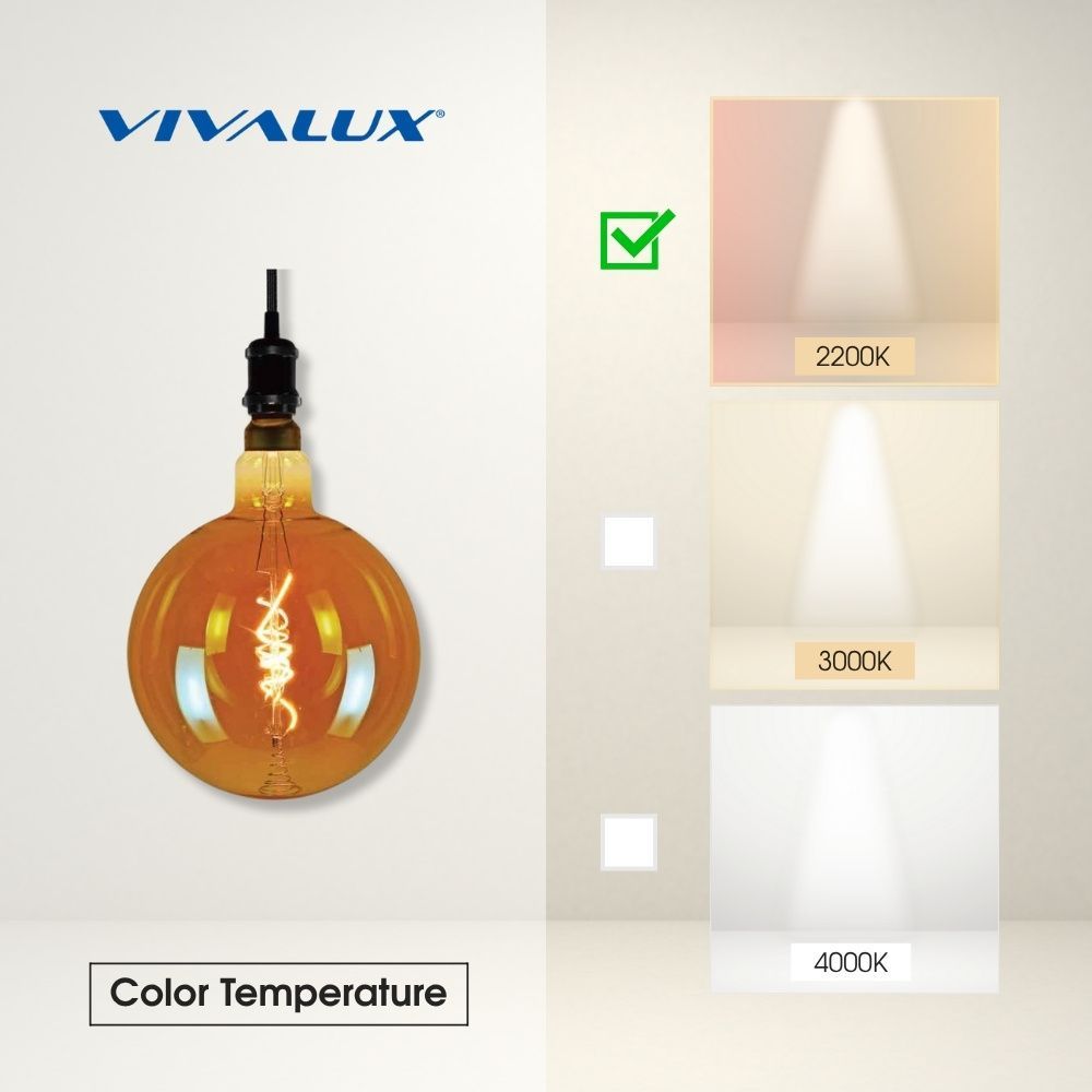 LED филамент лампа FLICK ART LED ∙ GFA200 ∙ 6W ∙ 350lm ∙ E27 ∙ 2200K / 004182