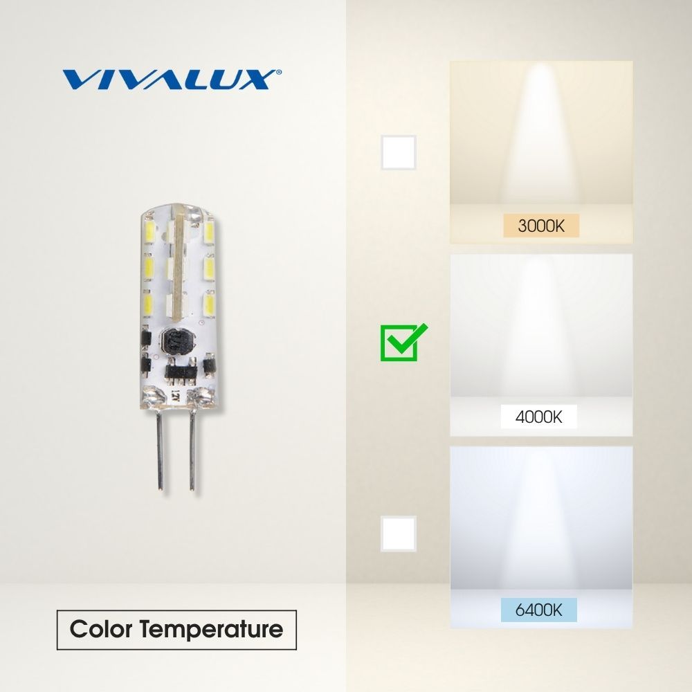 LED ЛАМПА FLOR LED ∙ 1W ∙ 100LM ∙ G4 ∙ 4000K / 003321