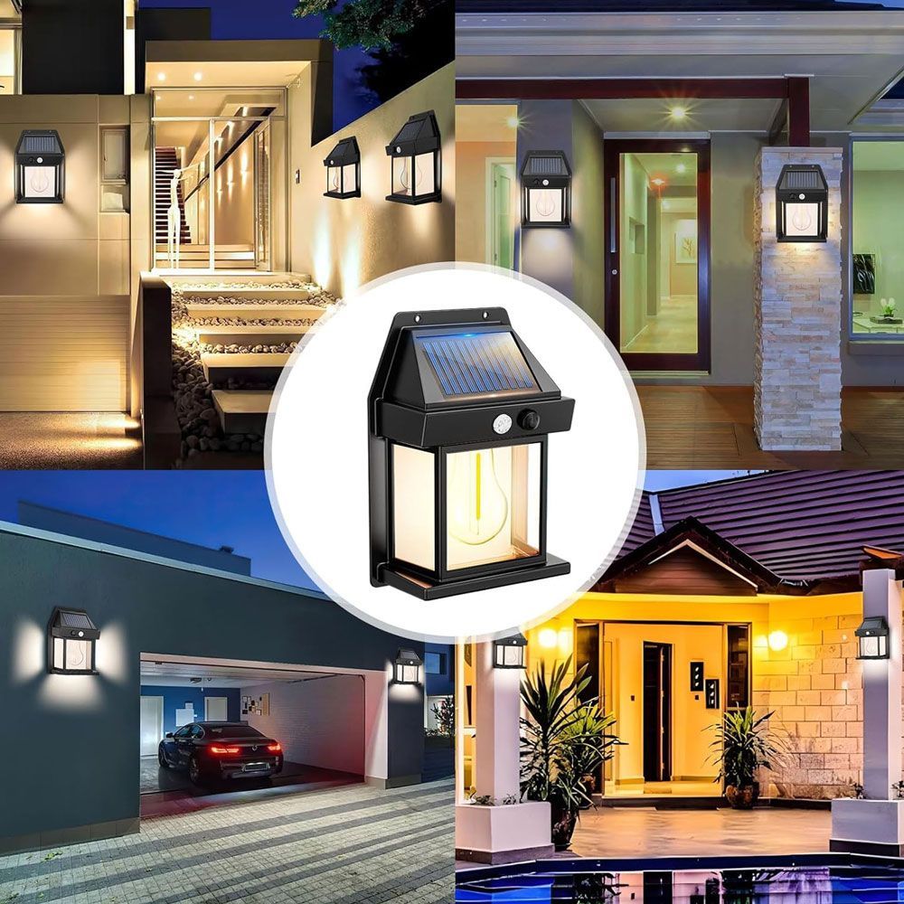 СОЛАРНО ФАСАДНО LED ТЯЛО СЪС СЕНЗОР CABANA SOLAR LED∙ PIR ∙ 3000K ∙ IP44 / 005145