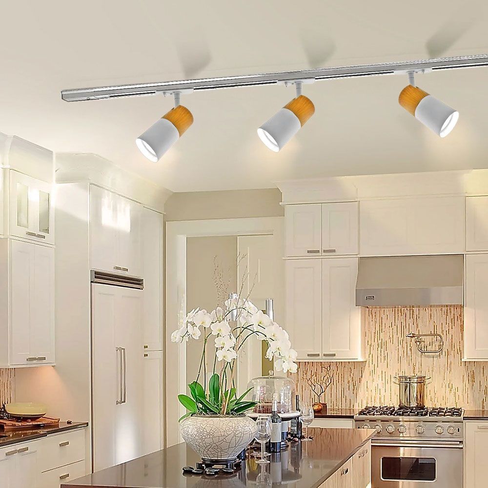 СПОТ ЗА РЕЛСОВ МОНТАЖ WOODY ∙ TL910 ∙ БЯЛ ∙ GU10 / 004855