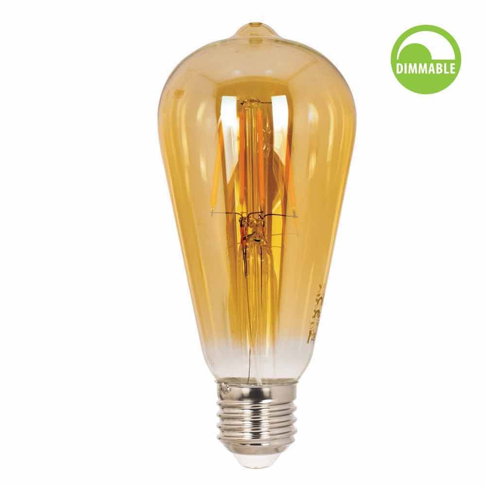 LED филамент лампа DEY VINTAGE LED ∙ DV64 ∙ 6W ∙ 550lm ∙ E27 ∙ 2700K / 003695