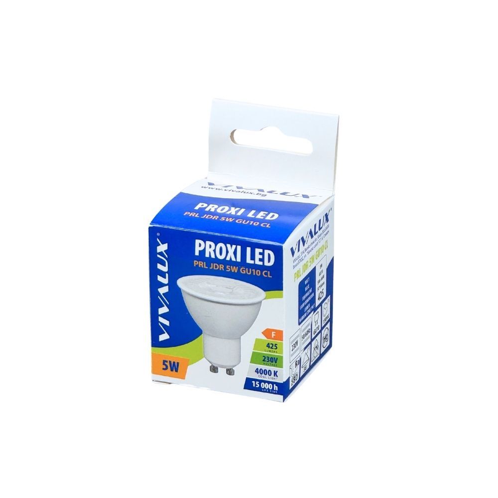 LED ЛАМПА PROXI LED ∙ JDR ∙ 5W ∙ 425LM ∙ GU10 ∙ 4000K / 003580