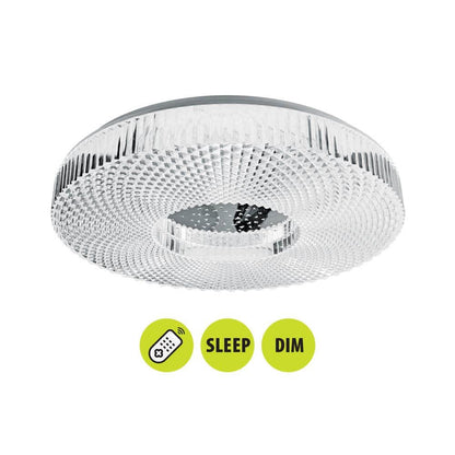 МУЛТИФУНКЦИОНАЛНА LED ПЛАФОНИЕРА С ДИСТАНЦИОННО ARIA LED ∙ 75W ∙ 3000-6400K / 004427