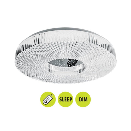 МУЛТИФУНКЦИОНАЛНА LED ПЛАФОНИЕРА С ДИСТАНЦИОННО ARIA LED ∙ 75W ∙ 3000-6400K / 004427