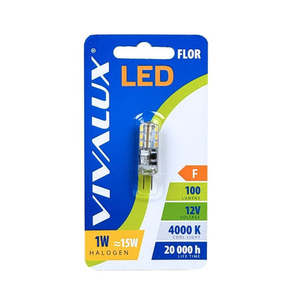 LED ЛАМПА FLOR LED ∙ 1W ∙ 100LM ∙ G4 ∙ 4000K / 003321