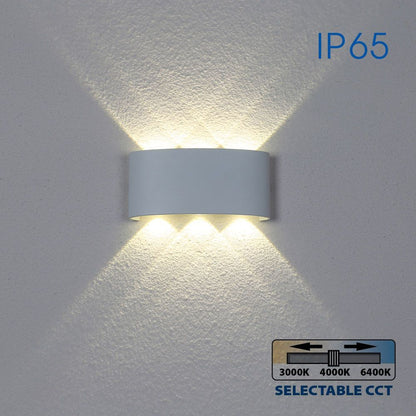 LED ОСВЕТИТЕЛНО ТЯЛО ARUBA LED ∙ 6W ∙ БЯЛ ∙ CCT-SWITCH ∙ 3000K-4000K-6400K ∙ IP65 / 004821
