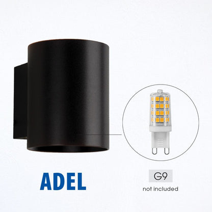 ДЕКОРАТИВЕН КРЪГЪЛ АПЛИК ADEL ∙ WL720 ∙ G9 ∙ ЧЕРНО / 004650