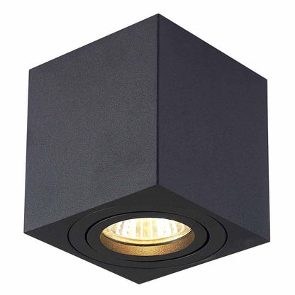 ЛУНА ЗА ВЪНШЕН МОНТАЖ ABBA ∙ DL726 ∙ GU10 ∙ ЧЕРЕН / 004716