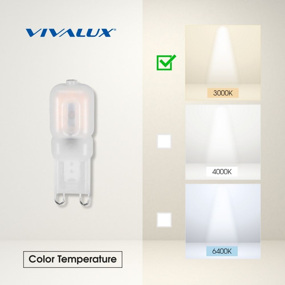 LED ЛАМПА GLEM LED ∙ 2W ∙ 200LM ∙ G9 ∙ 3000K / 003670