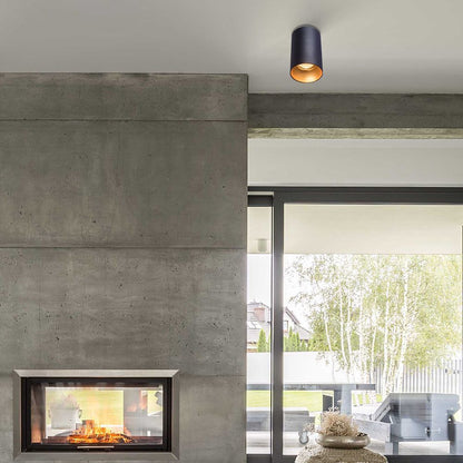 ЛУНА ЗА ВЪНШЕН МОНТАЖ NIKOS ∙ DL724 ∙ GU10 ∙ ЧЕРЕН/ЗЛАТО / 004704