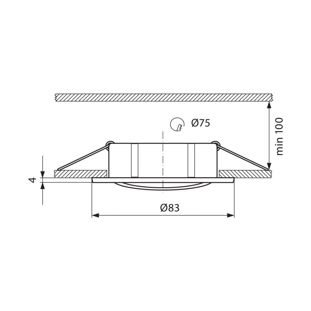 ЛУНА ЗА ВГРАЖДАНЕ OSLO SL515 ∙ ХРОМ / 003856