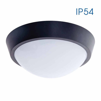 LED ПЛАФОНИЕРА POLKA LED ∙ 18W ∙ ЧЕРЕН ∙ 4000K ∙ IP54 / 004744