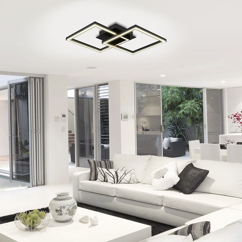 LED ПЛАФОН SONOMA LED ∙ SQ2 ∙ 20W ∙ ЧЕРЕН ∙ 4000K / 005033