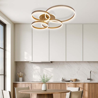 LED плафон AVALON LED ∙ 80W ∙ злато ∙ CCT ∙ 3000-4000-6400K / 005326