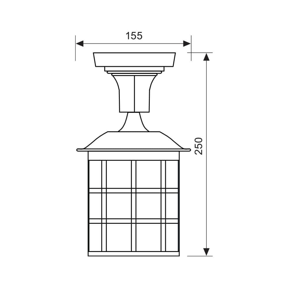 ФЕНЕР MIRADOR ∙ L011/FE ∙ КАФЯВ ∙ IP44 / 004373