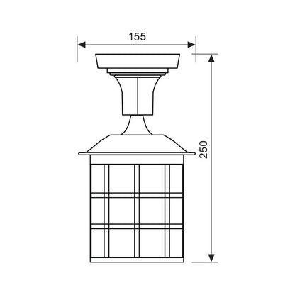 ФЕНЕР MIRADOR ∙ L011/FE ∙ КАФЯВ ∙ IP44 / 004373