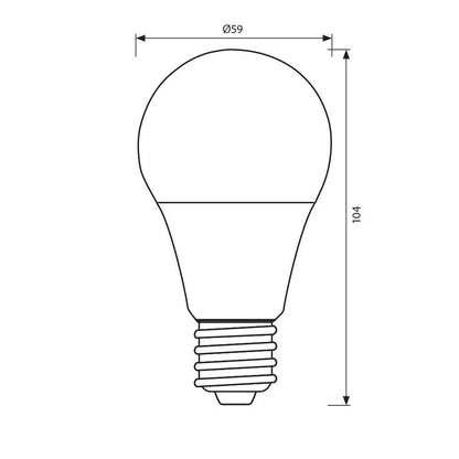 LED ЛАМПА LARGO LED ∙ 9W ∙ 806LM ∙ E27 ∙ 6400K / 005127