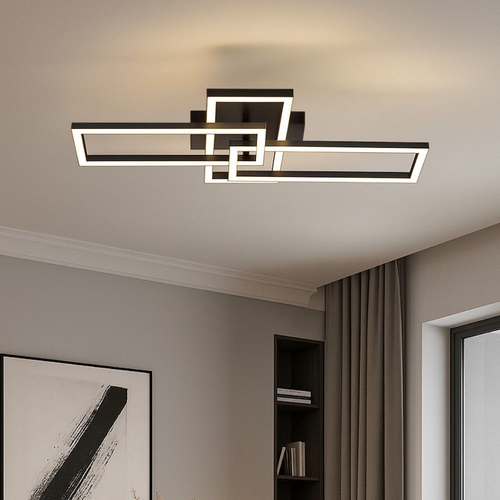 LED ПЛАФОН SONOMA LED ∙ RC3∙ 24W ∙ ЧЕРЕН ∙ 4000K / 005035