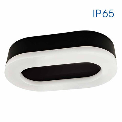 LED ПЛАФОНИЕРА DOLCE/O LED ∙ 11W ∙ ЧЕРЕН ∙ 4000K ∙ IP65 / 004752