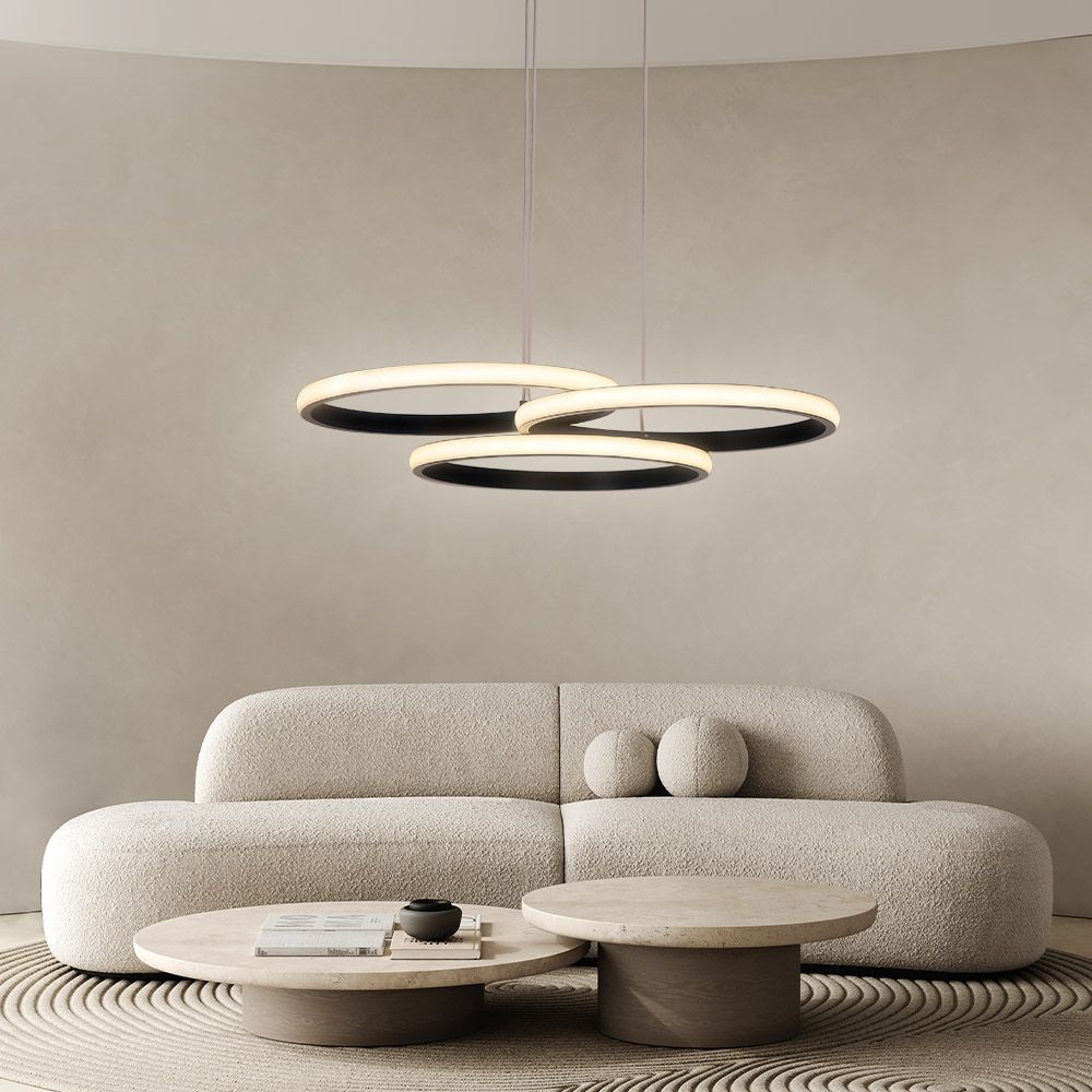 LED полилей MEDELIN-P LED ∙ 38W ∙ черен ∙ CCT ∙ 3000-4000-6000K / 005332