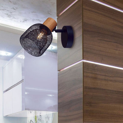 СПОТ BRIA ∙ SP791 ∙ 1XE27 ∙ МРЕЖА ∙ ЧЕРЕН / 005085